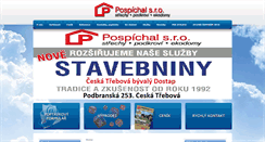Desktop Screenshot of pospichal-strechy.cz